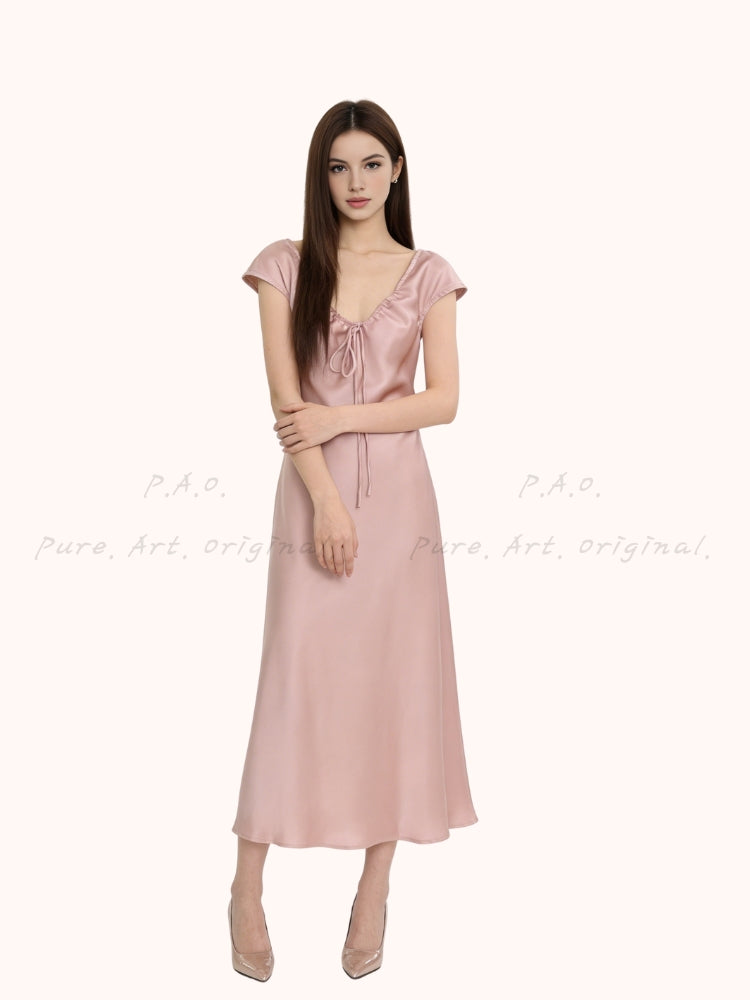 LUMIÈRE SATIN DRESS