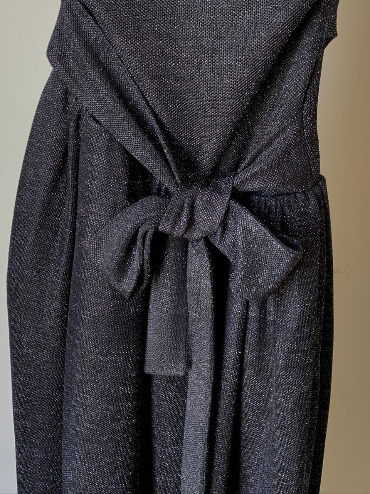 Holiday Noir Midi Dress