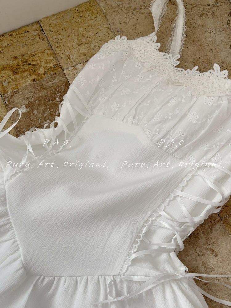 ELLA TIERED STRAPPY MAXI DRESS