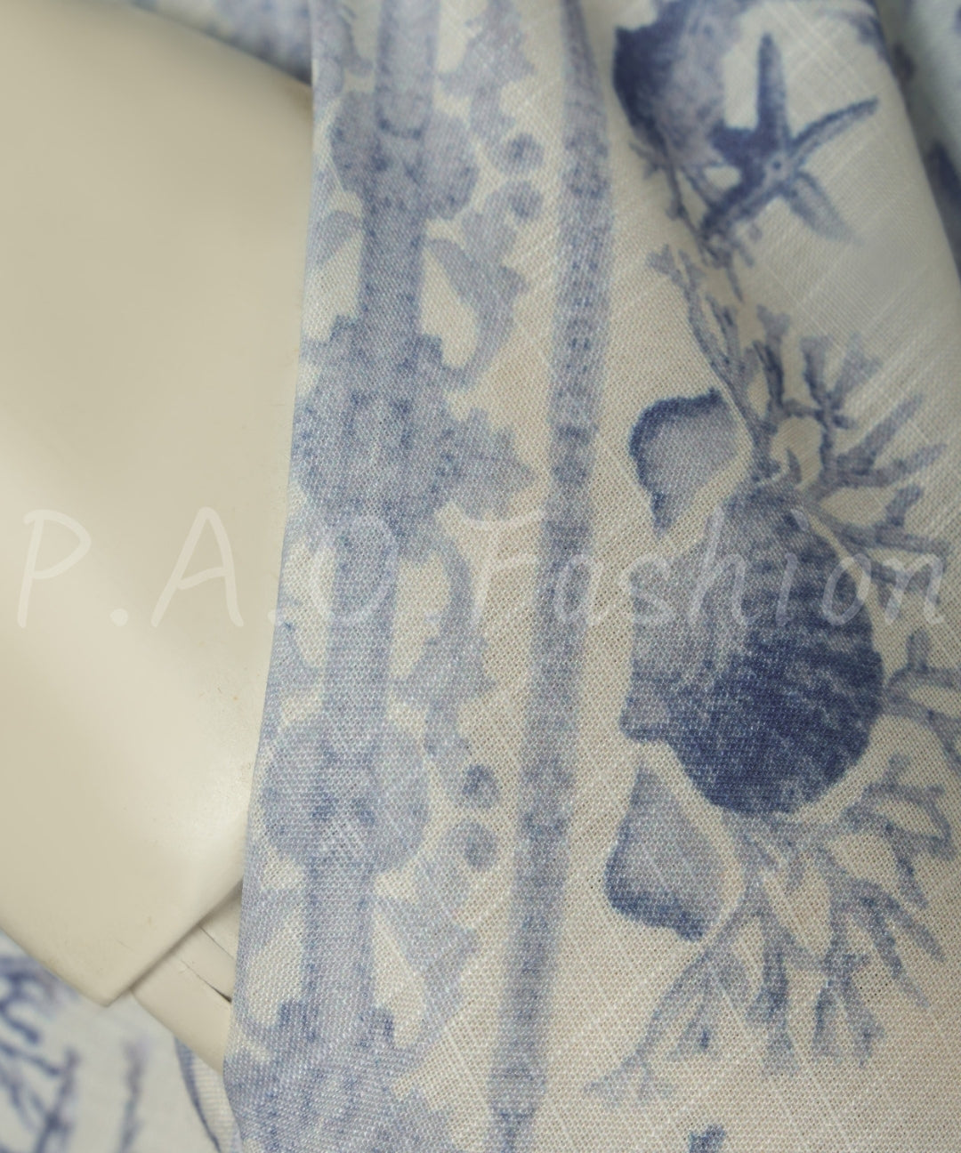 Ocean Print Shirt & A-Line Skirt Set[Available Now]
