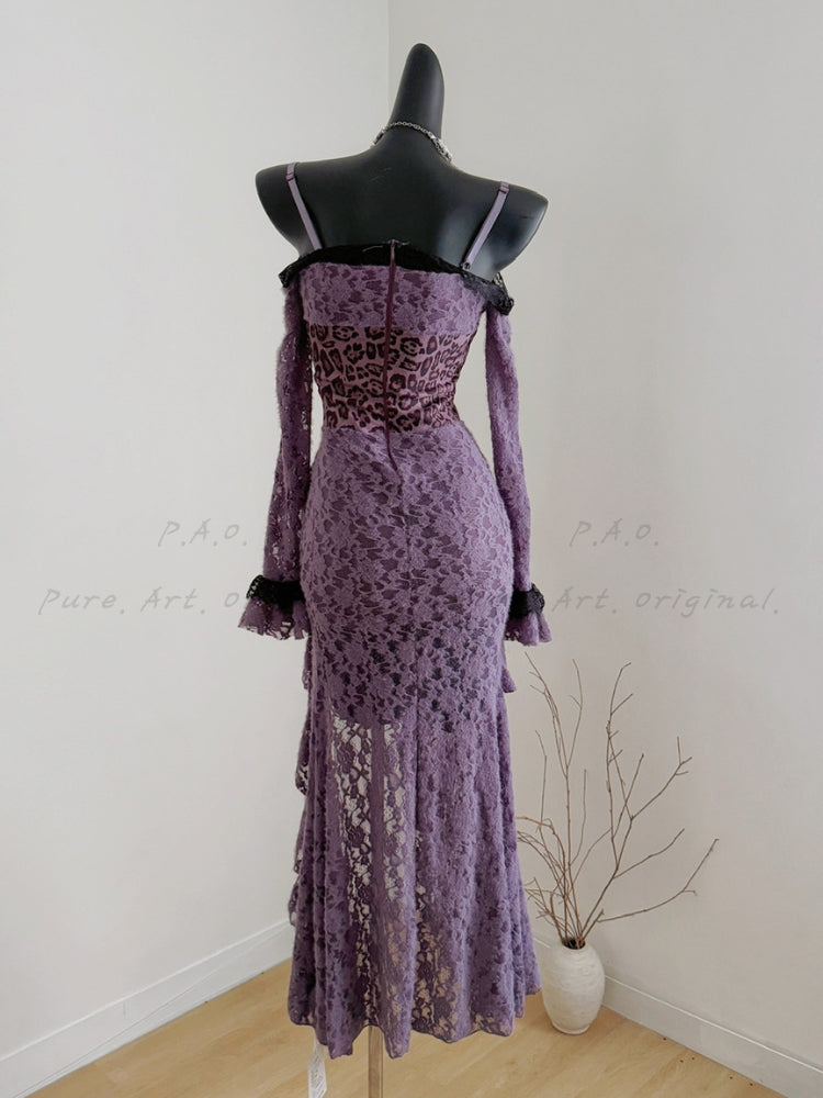 NOCTURNE LEOPARD DRESS