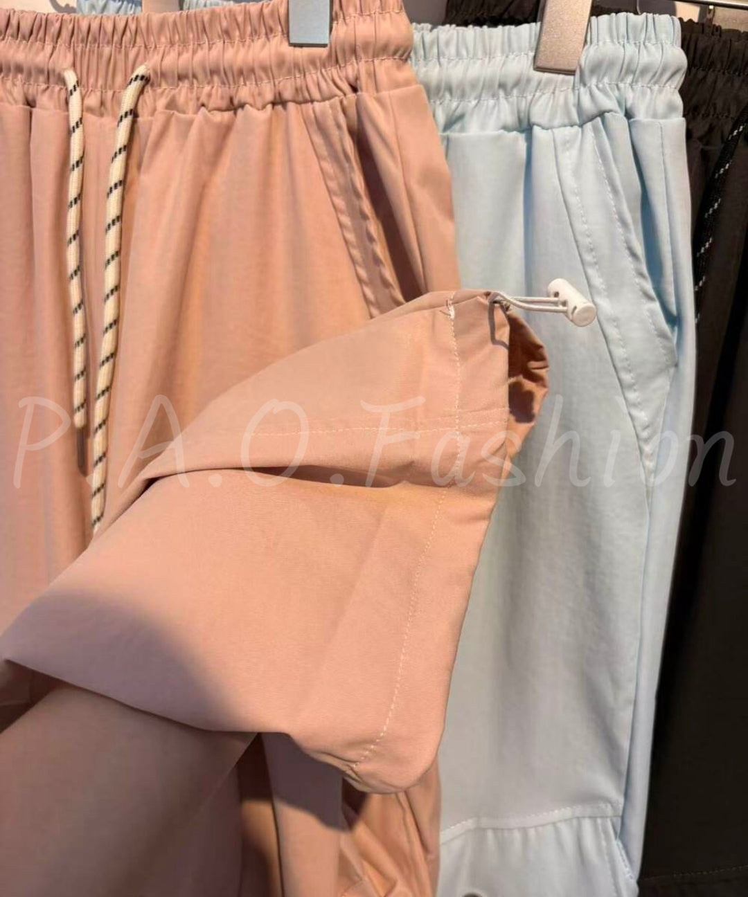 Multi-Color Quick-Dry Wide-Leg Cargo Pants[Available Now]