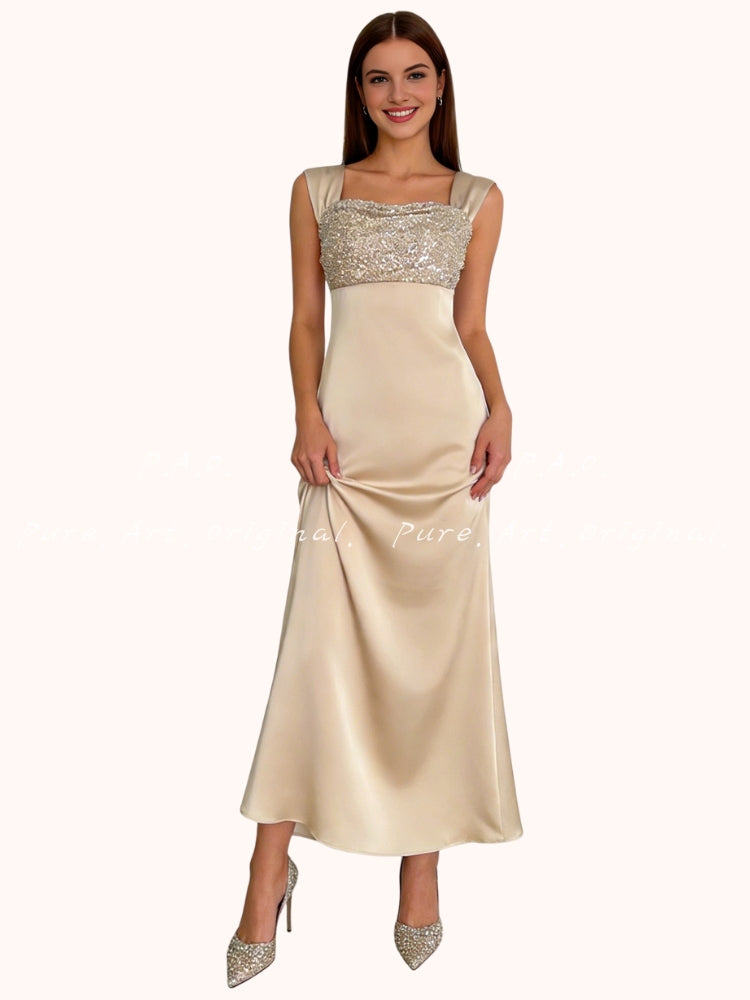 CHAMPAGNE GLIMMER GOWN