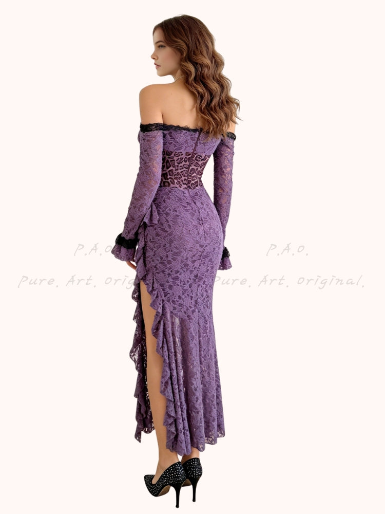 NOCTURNE LEOPARD DRESS