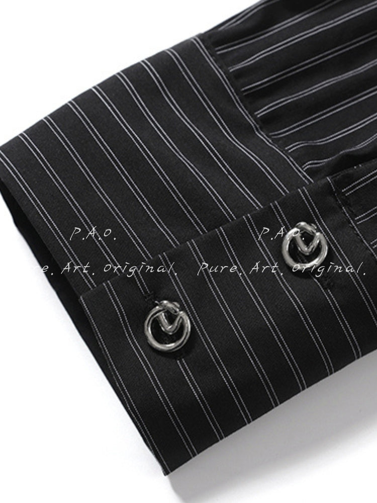 OBSIDIAN STRIPE DRESS