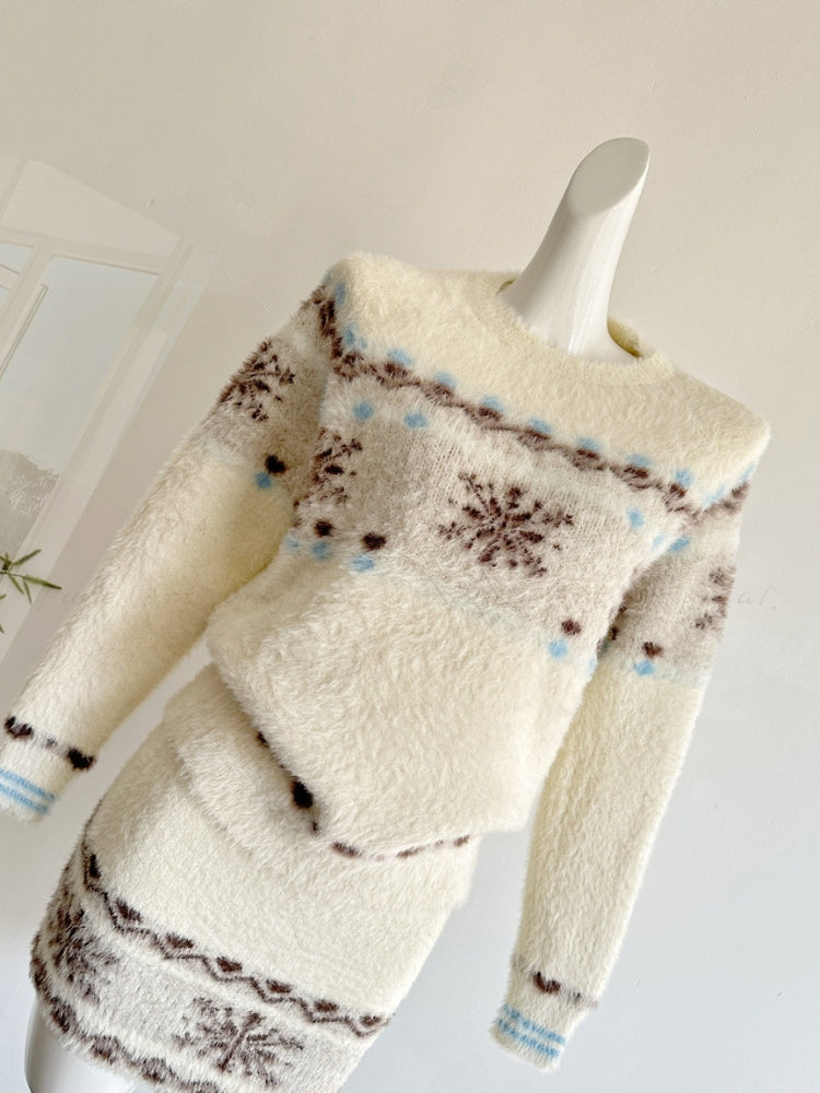 Winter Whisper – Fleece Knit Set