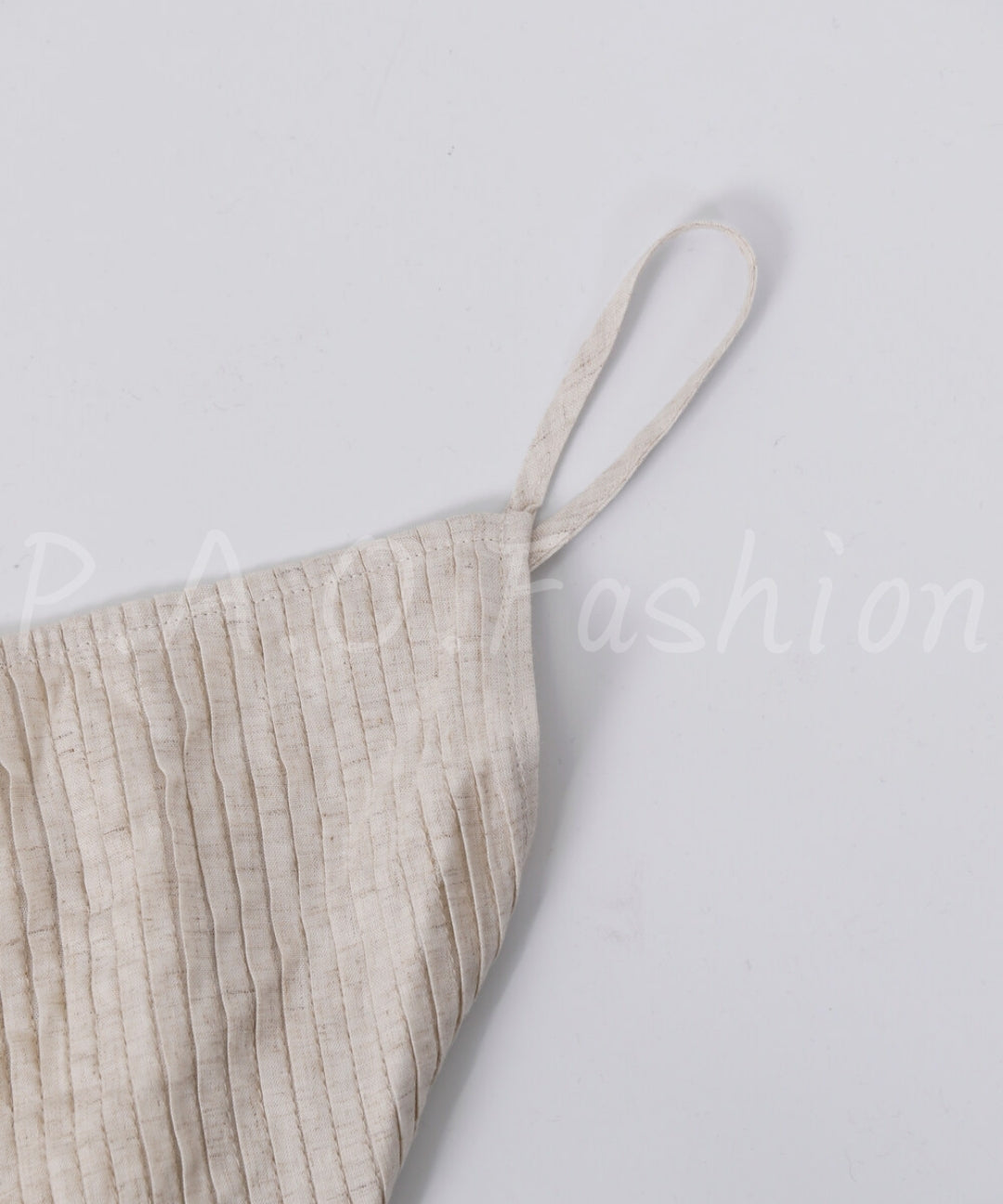 Linen Blend V-Neck Slip Maxi Dress[Available Now]