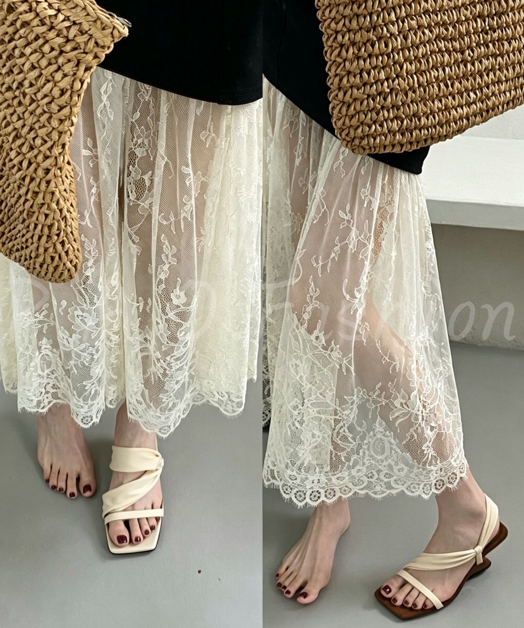 French Twist Sculptural Wedge Sandals with Satin Knot Detail