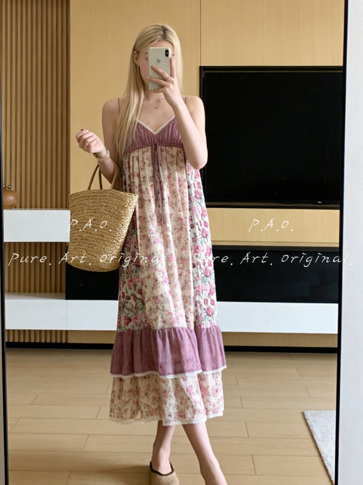 LUNARA RUFFLED MAXI DRESS