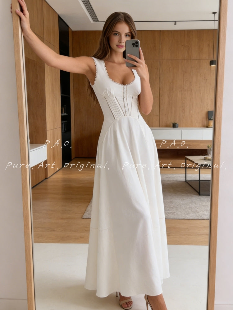 SERENA CORSET MIDI DRESS