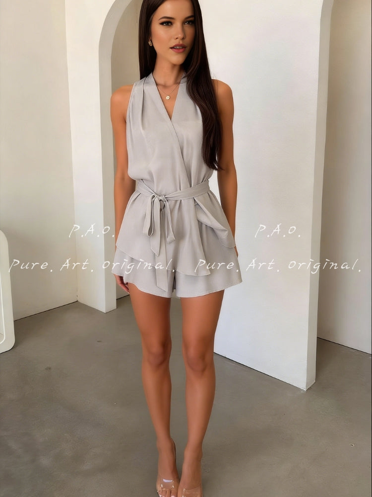 Sage Halter Tie Two-Piece Set