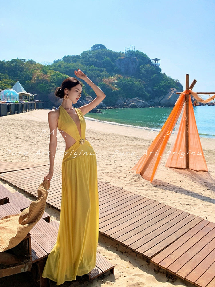 Solstice Halter Dress