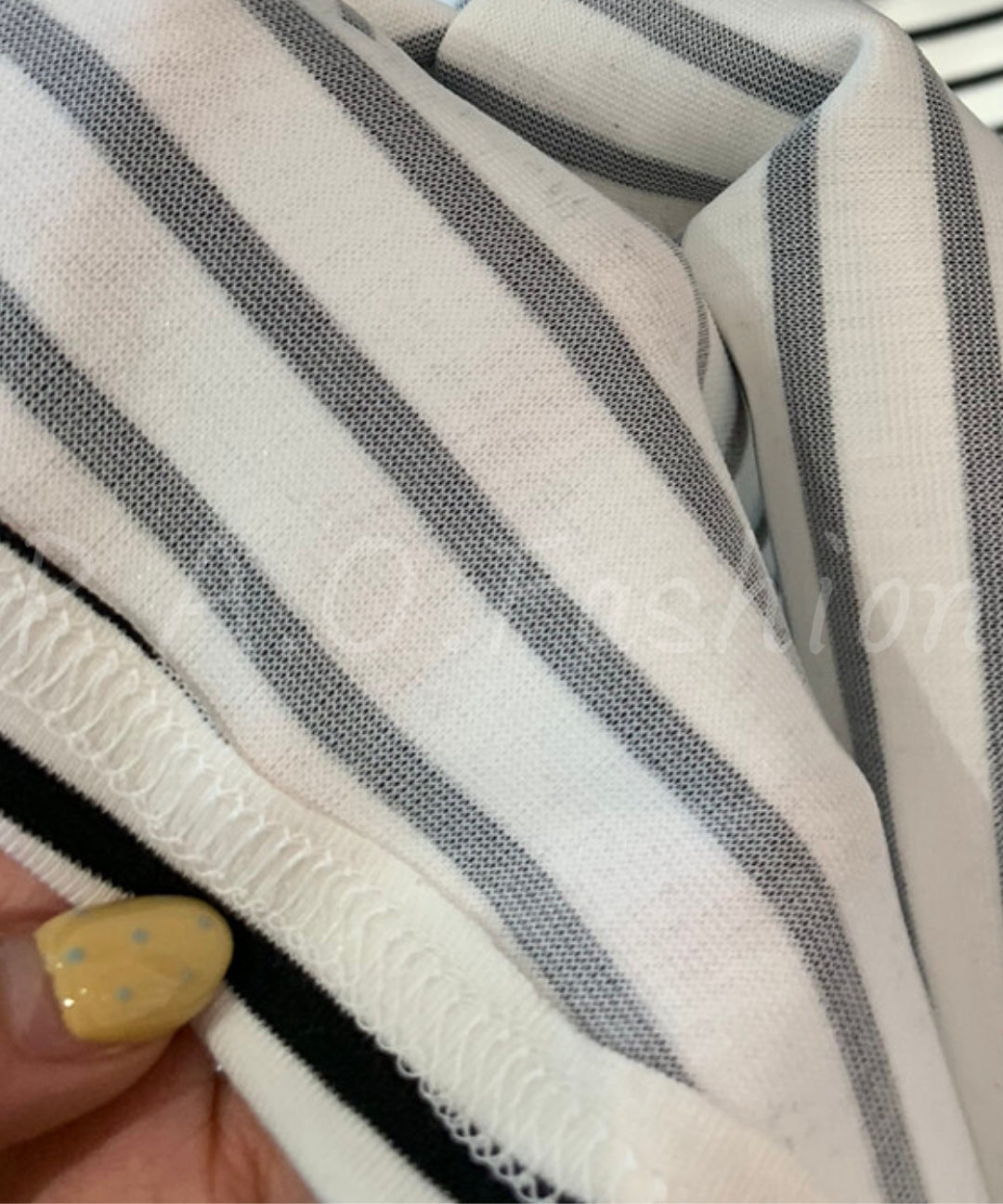 Striped Bandeau Top & Wide-Leg Pants Set[Available Now]