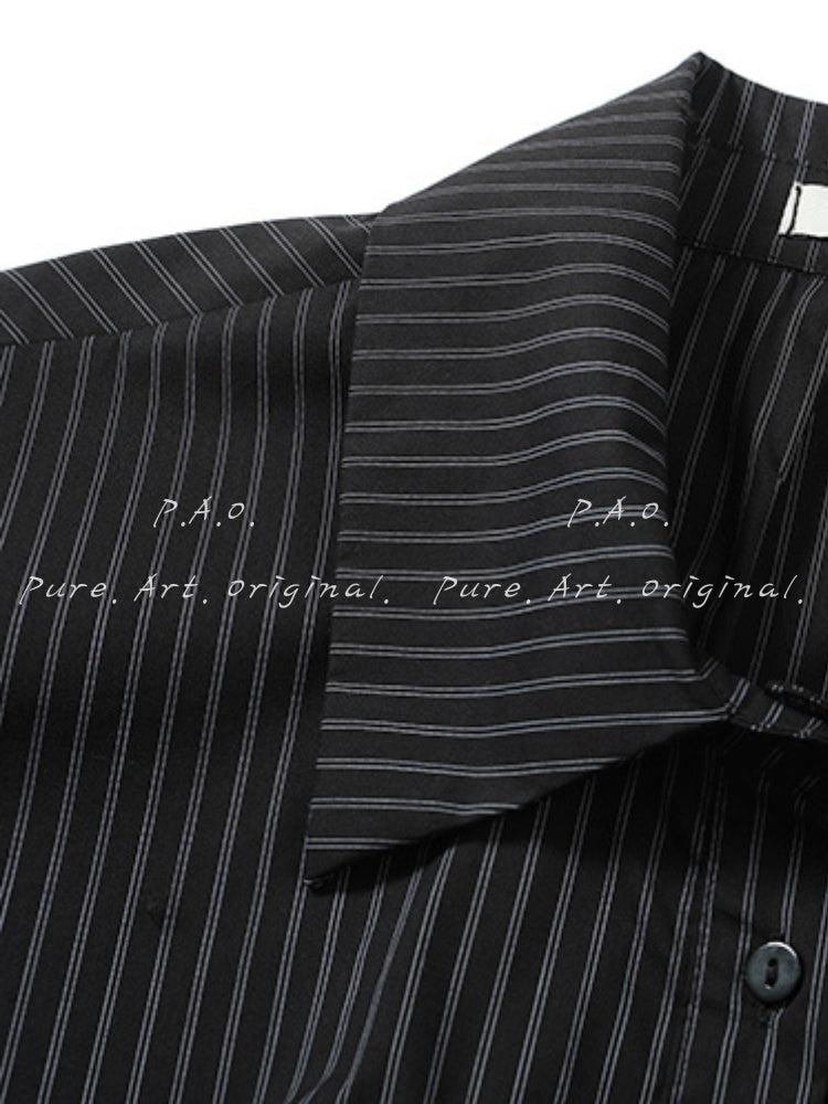 OBSIDIAN STRIPE DRESS