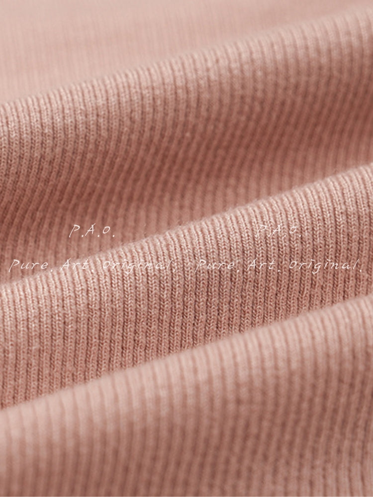 Pink Lace Knit Mermaid Dress