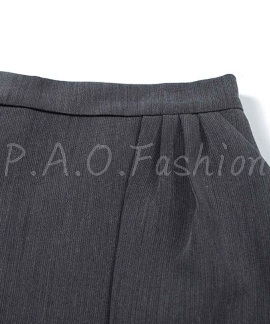 Bow-Back Vest & Pleated Mini Skirt Set