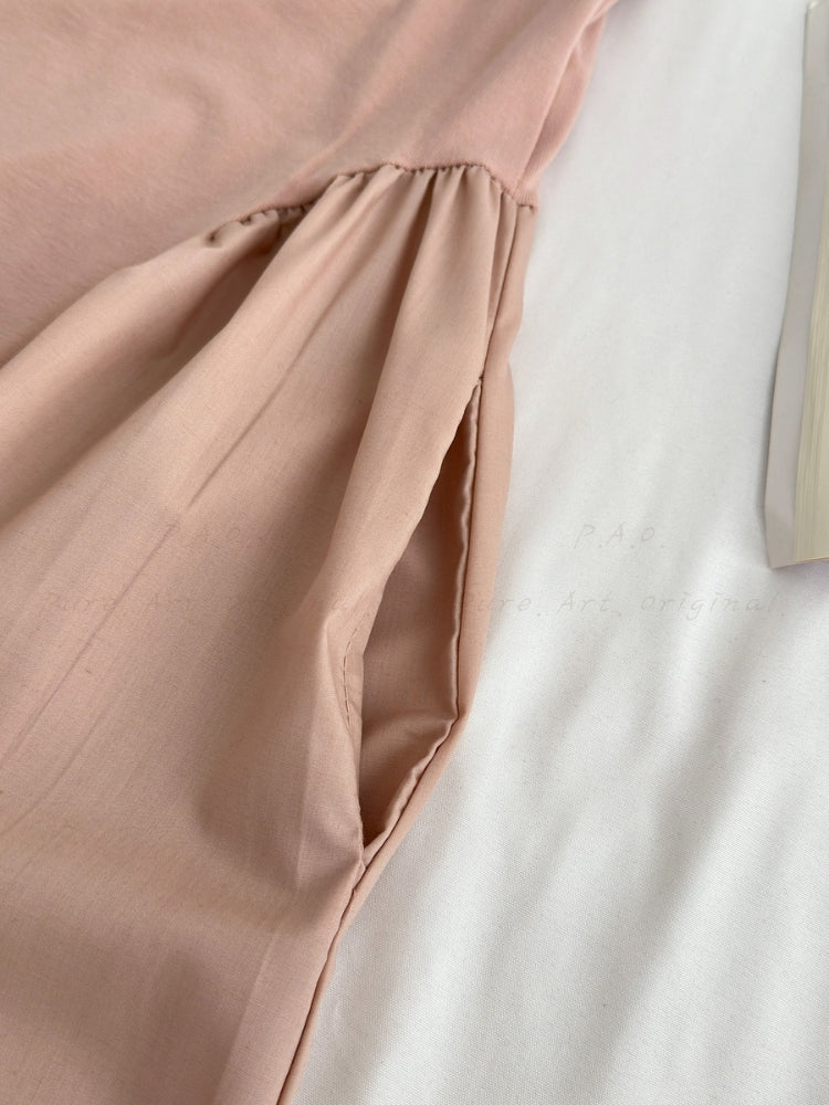 Waist-Defining Sleeveless A-Line Maxi Dress