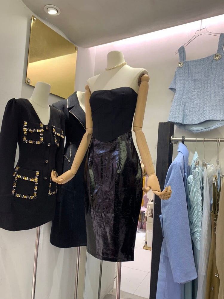 Midnight Edge –  Skirt Set