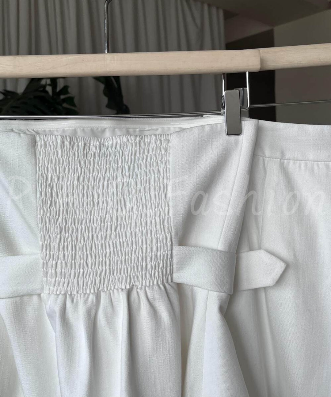 Strapless Belted Wide-Leg Pants Set[Available Now]
