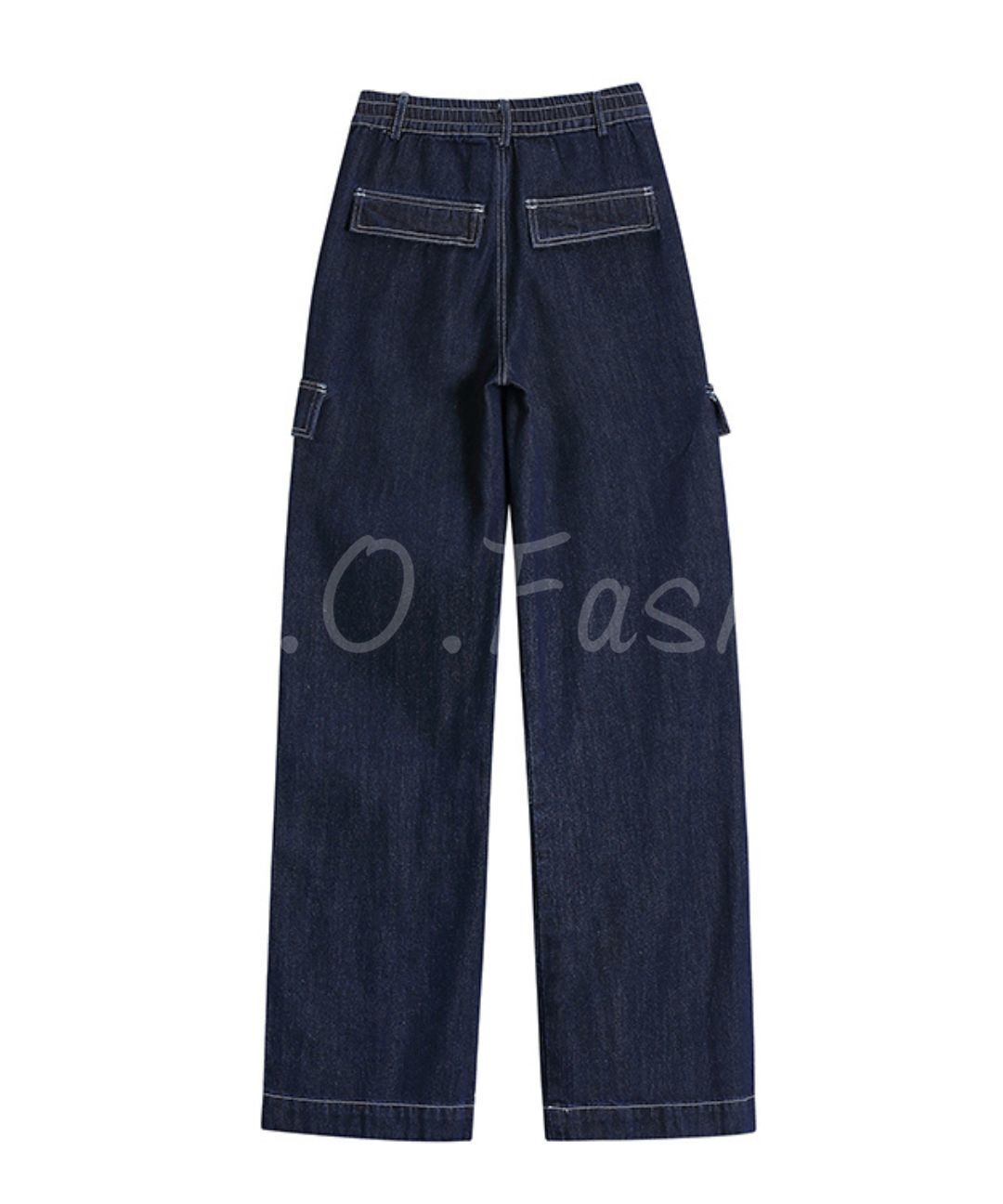 Utility Wide-Leg Jeans