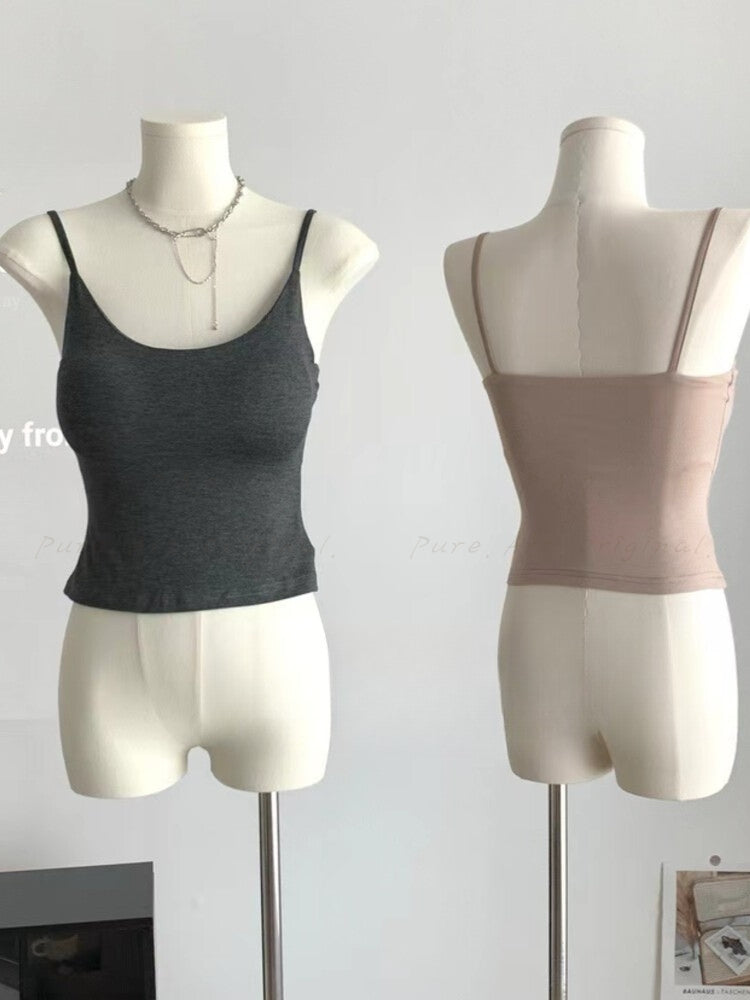 Simple & Comfortable Padded Tank Top