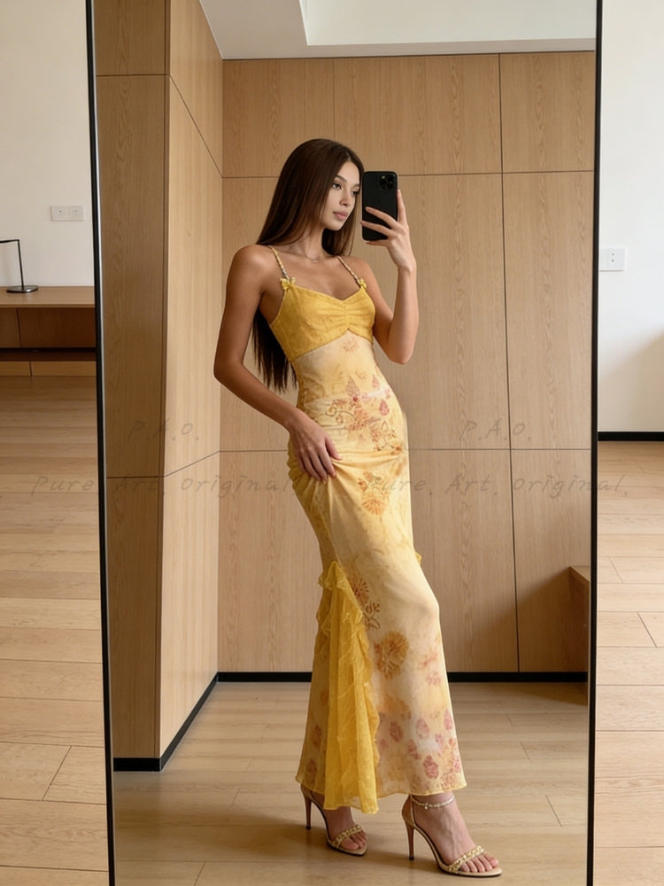 BELLFLOWER PRINT DRESS