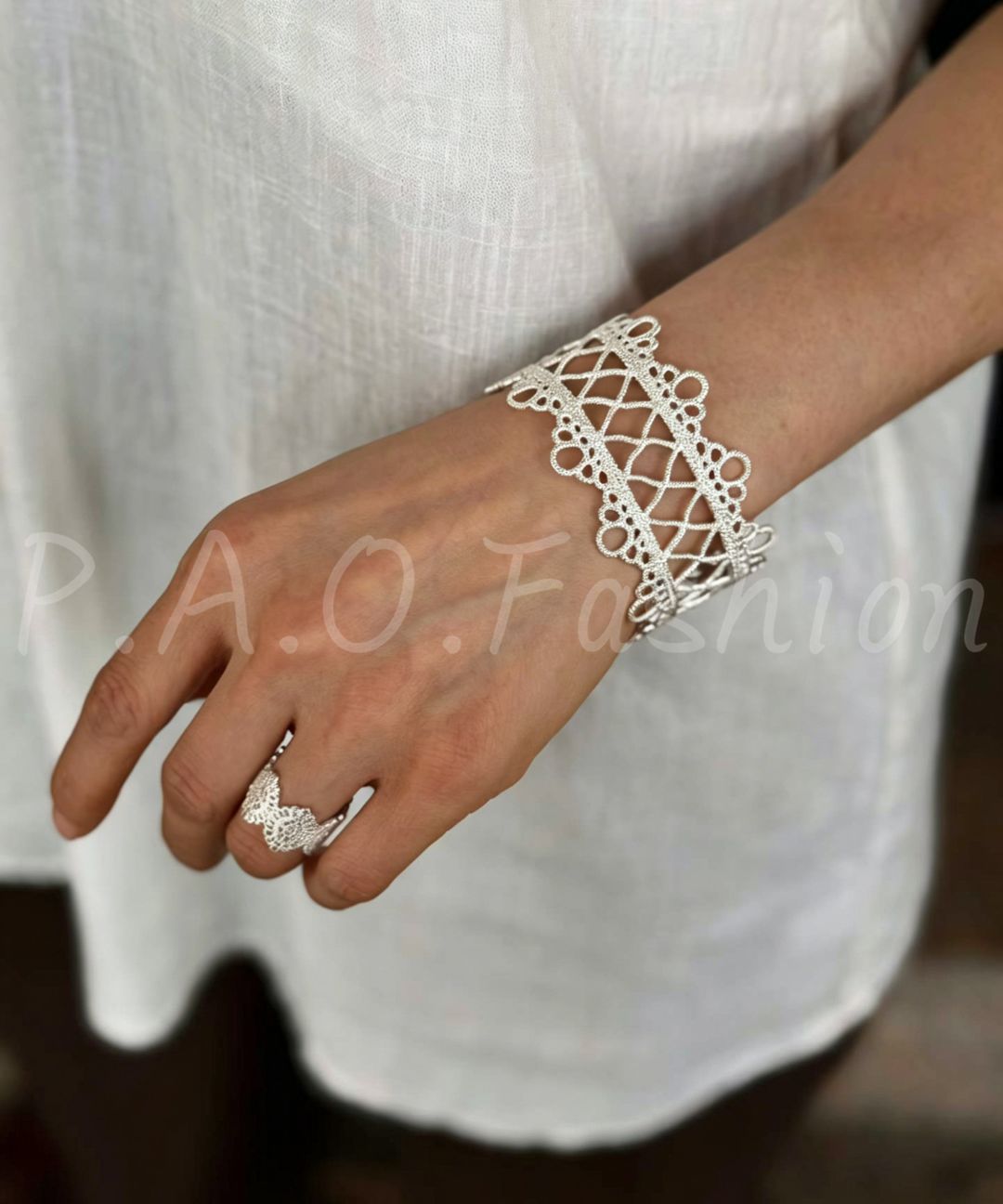 Lace Filigree Jewelry Set