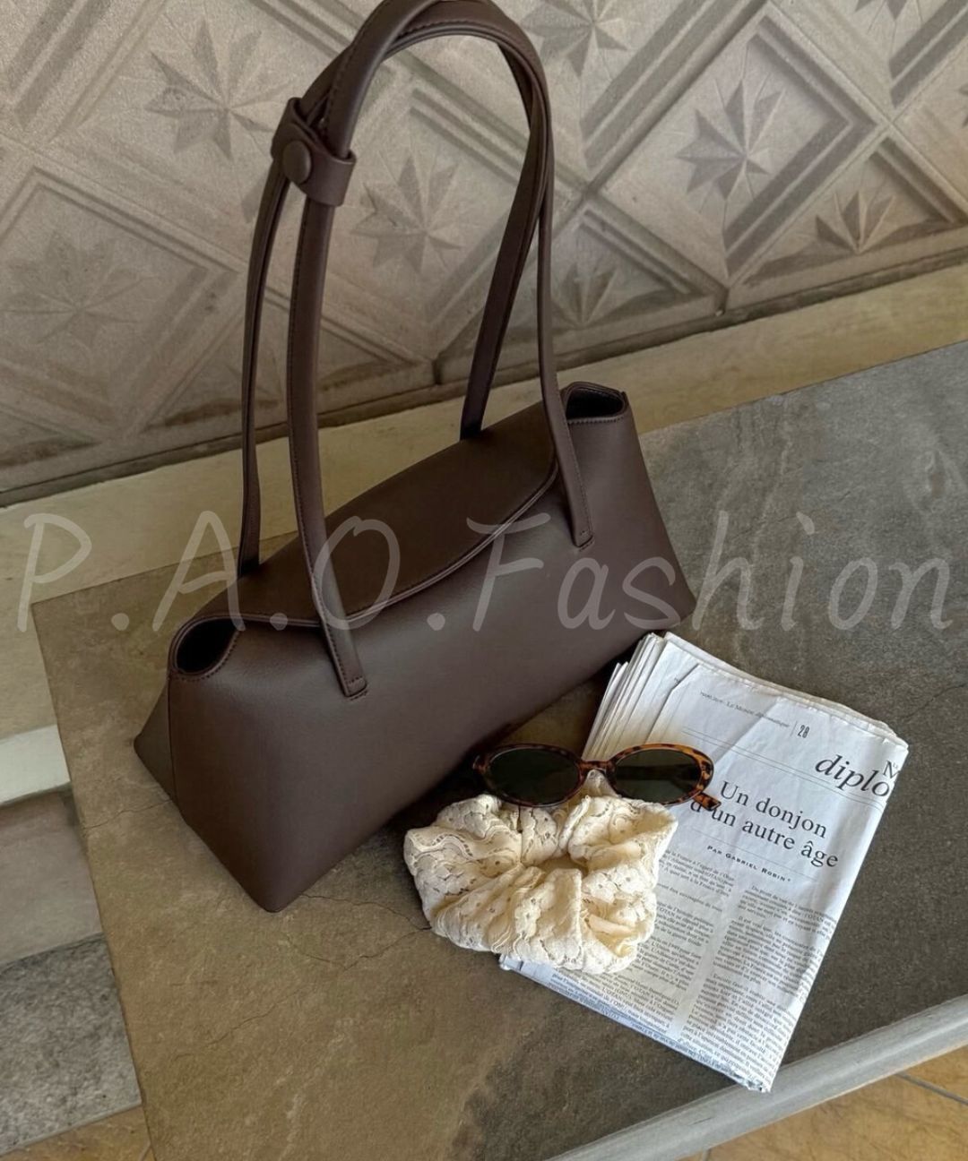Minimalist French Baguette Shoulder Bag