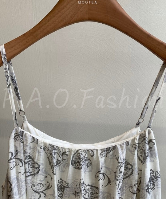Print Cami Maxi Dress[Available Now]