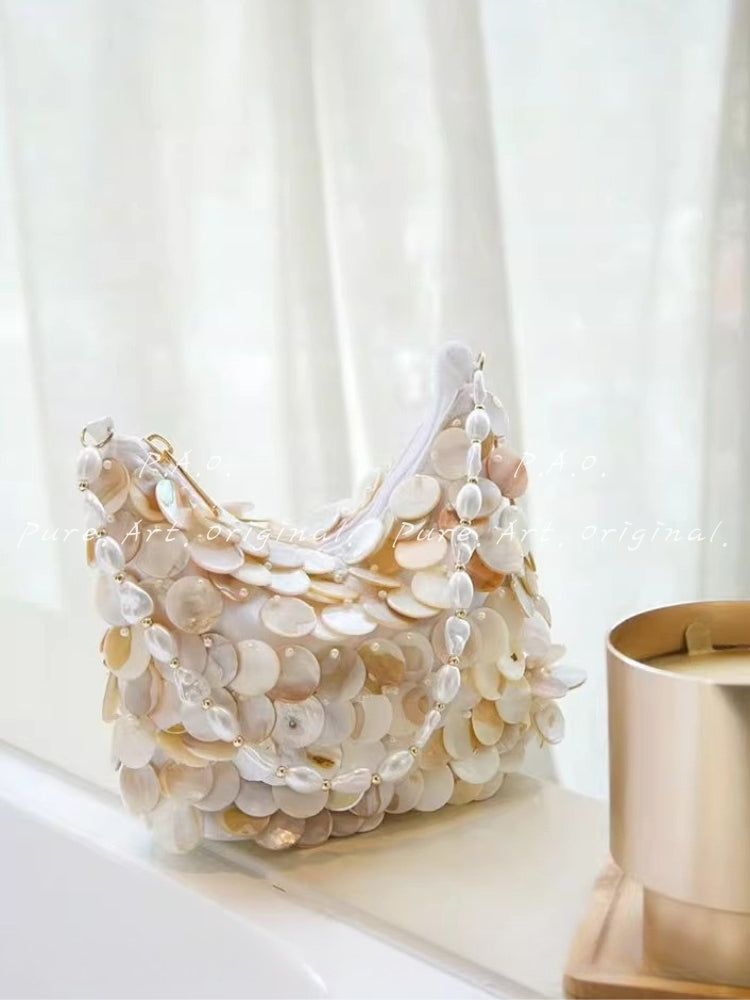 CORAL SHELL BAG