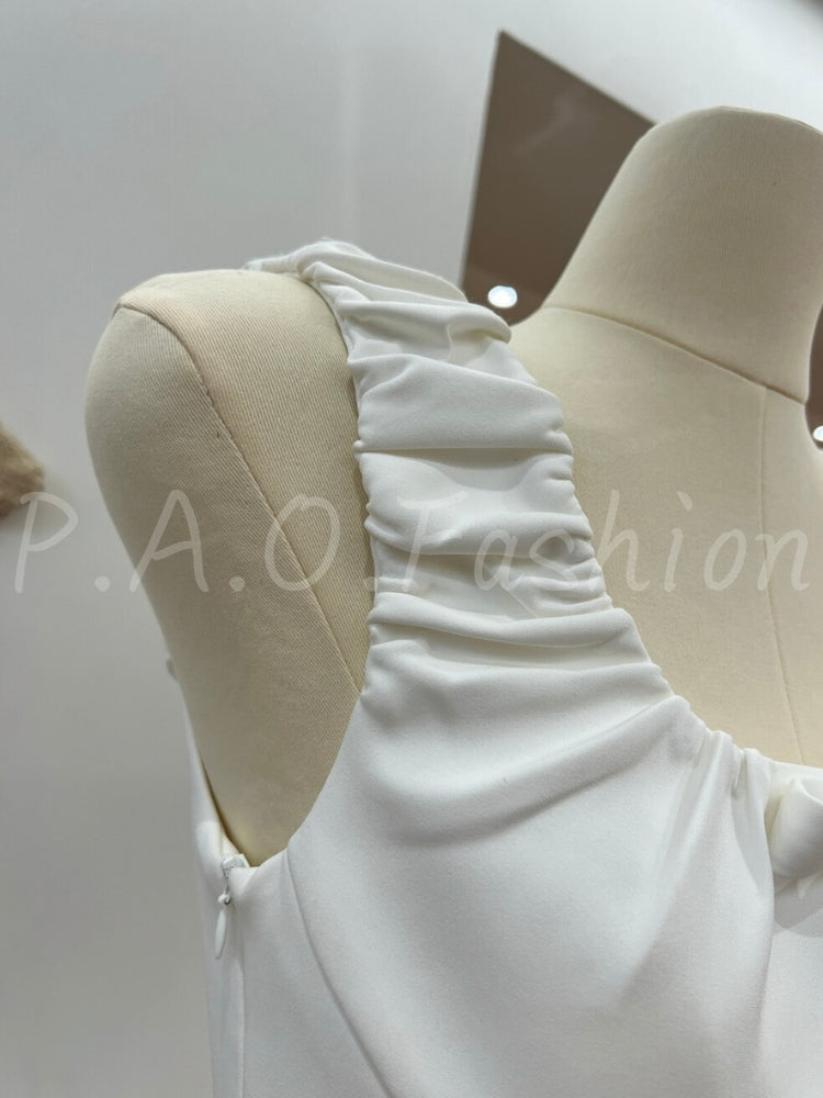 Bow Back Waist Mini Dress