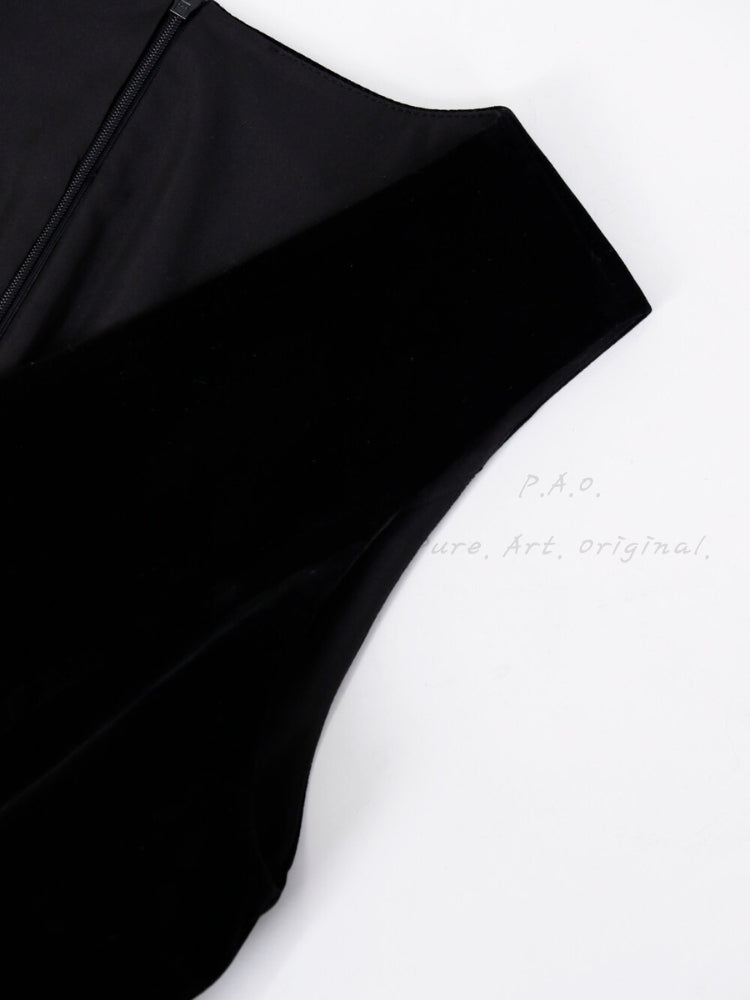 Holiday Noir Maxi Dress