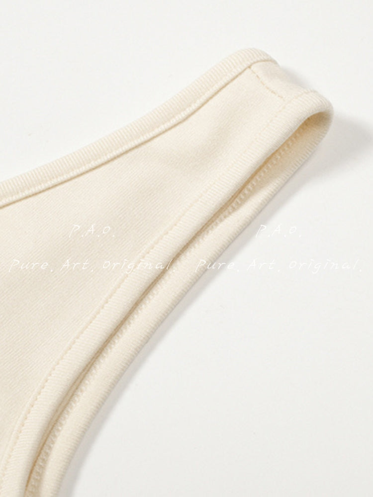 Minimal V-Neck Knit Mermaid Maxi Dress