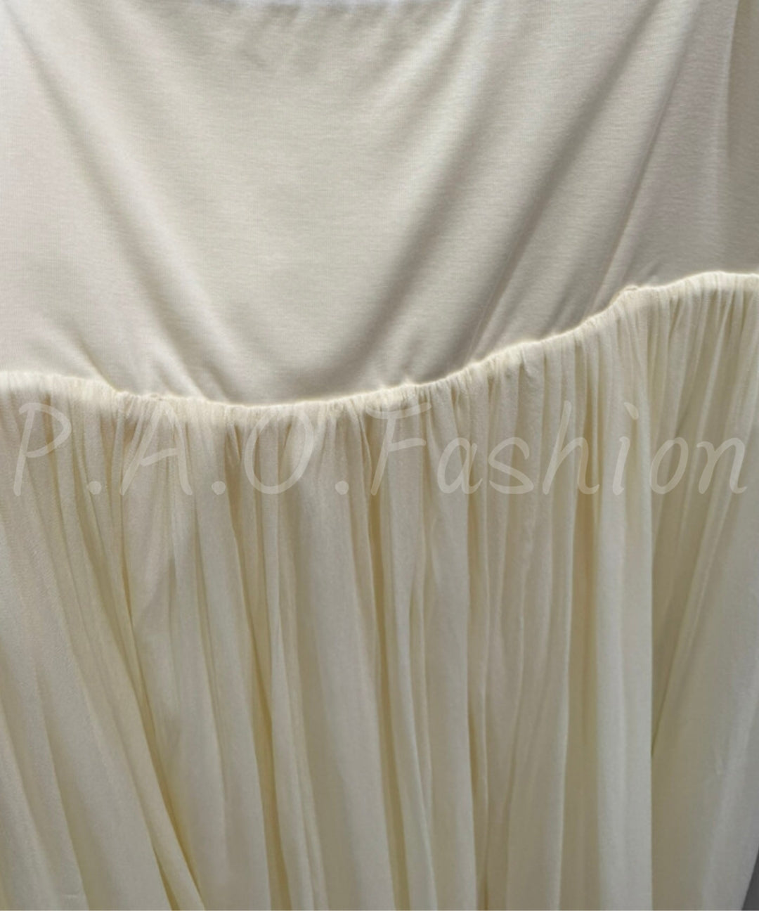 Ethereal Chiffon Bandeau Skirt Set