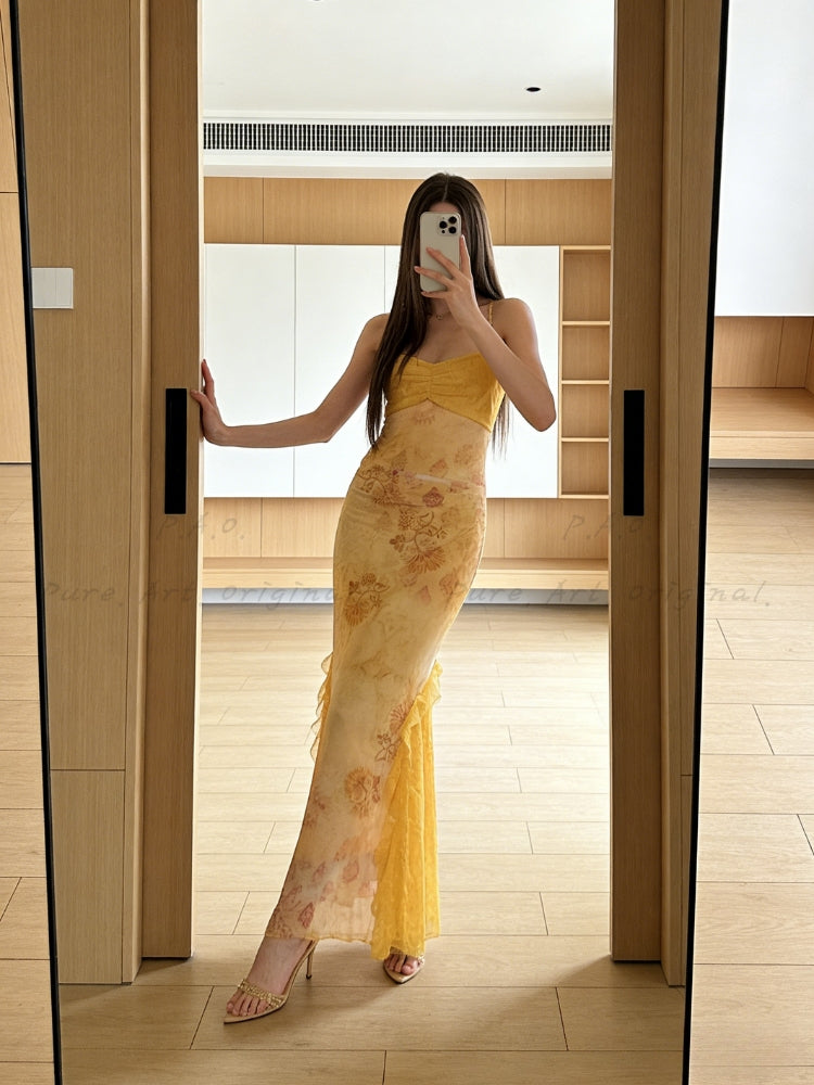 BELLFLOWER PRINT DRESS