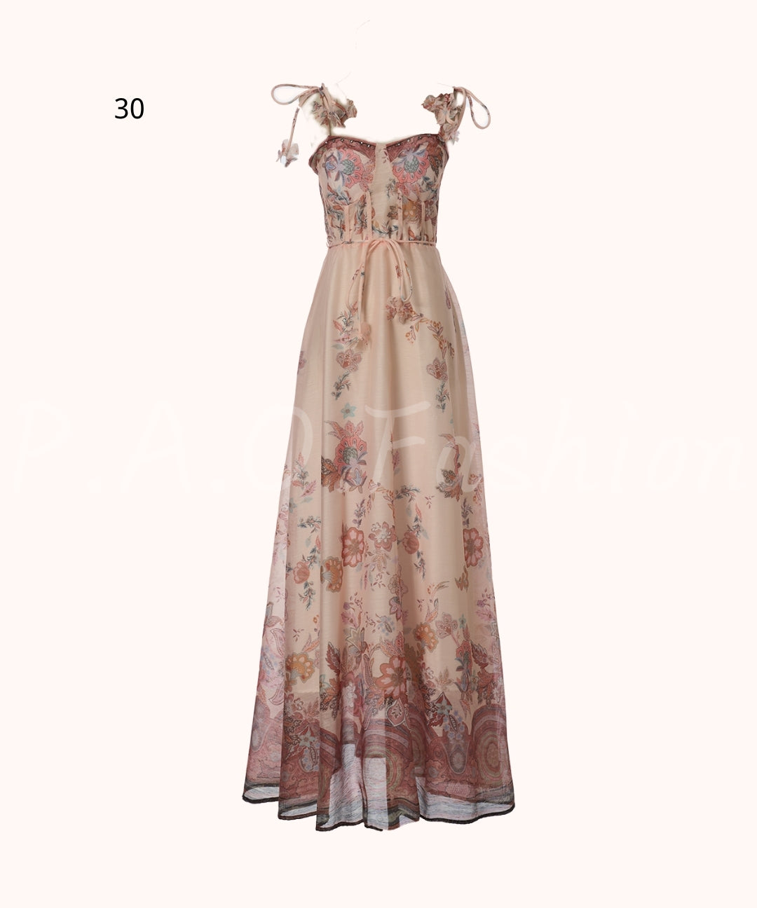 Floral Print Strap Maxi Dress[Available Now]