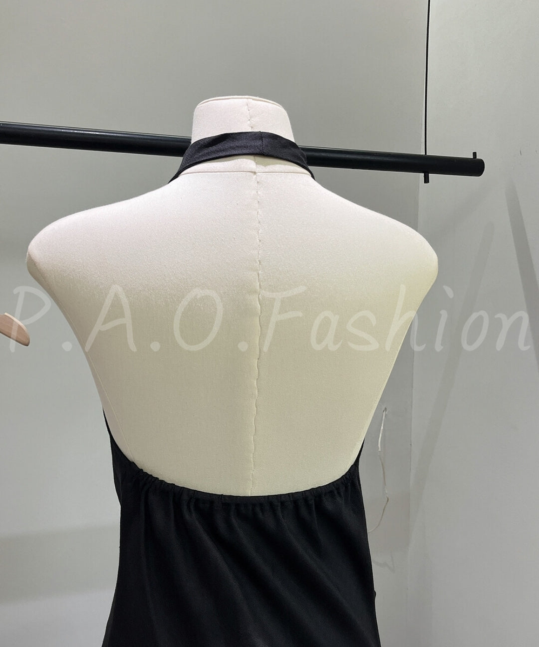 Draped Halter Top & Wide-Leg Pants Set[Available Now]