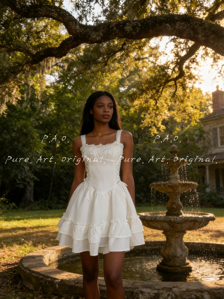 ELLA TIERED STRAPPY MAXI DRESS