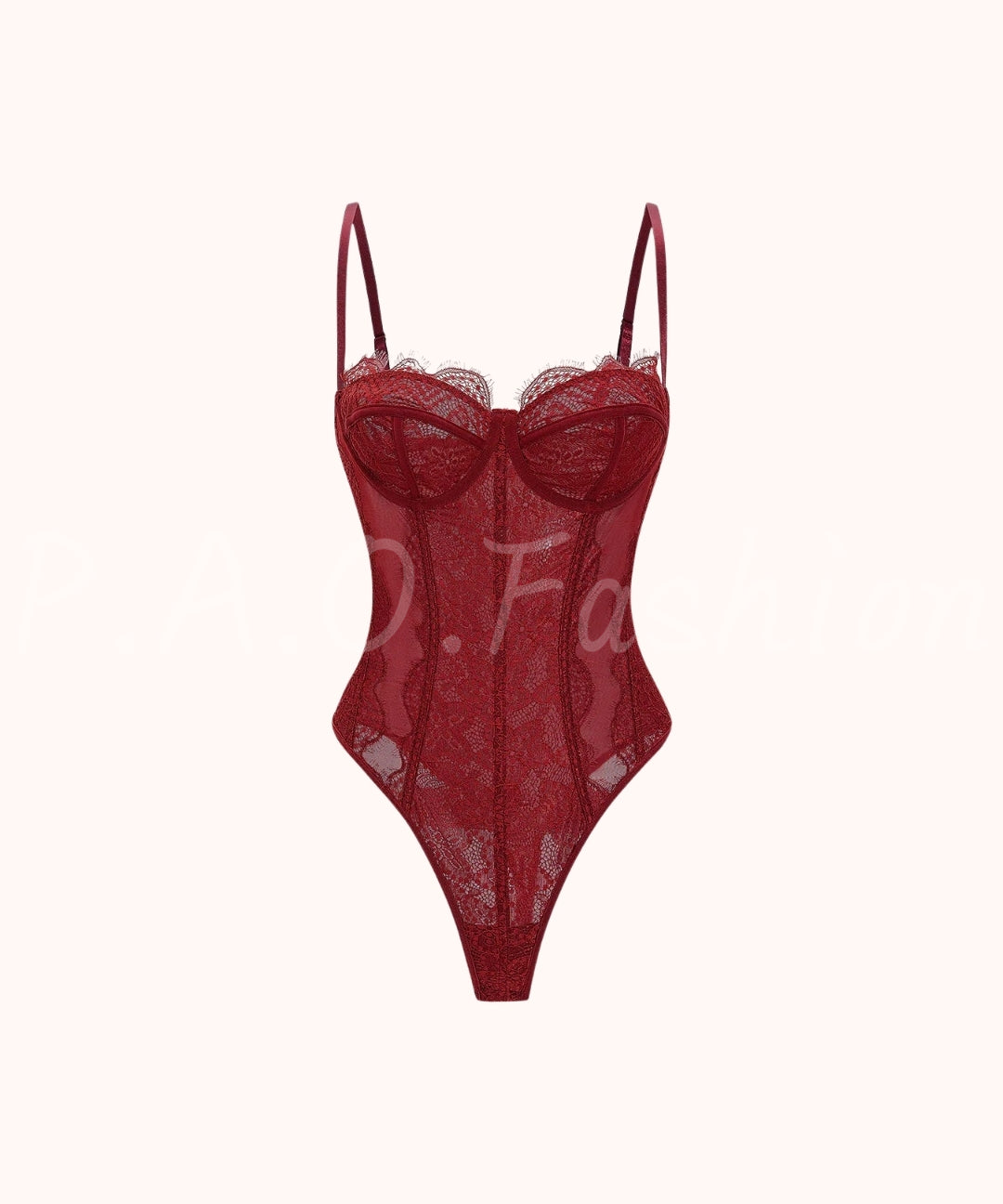 Mesh Sheer Patchwork Bustier Corset Slip Sleeveless Bodysuit[Available Now]
