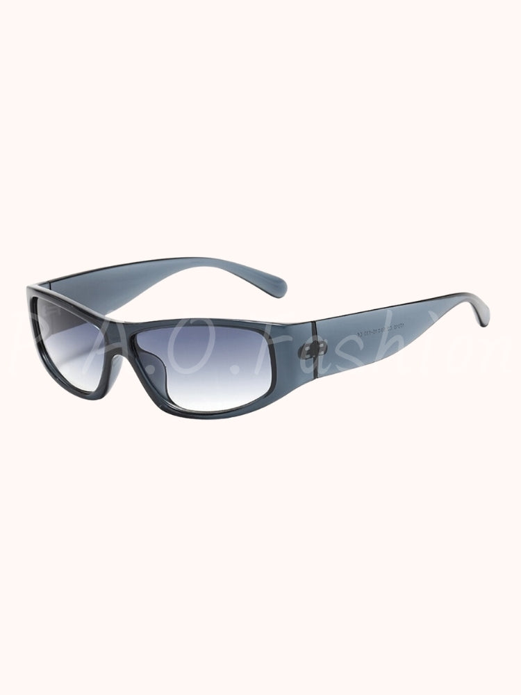 Futuristic Oversized Shield Sunglasses