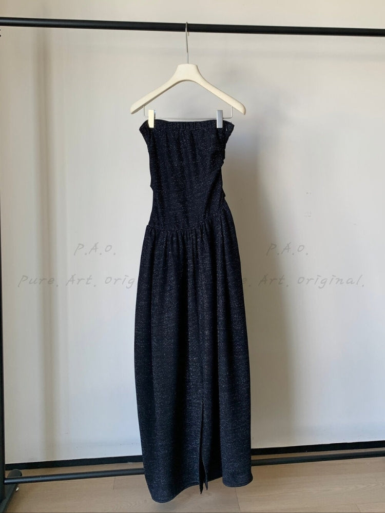 Holiday Noir Midi Dress