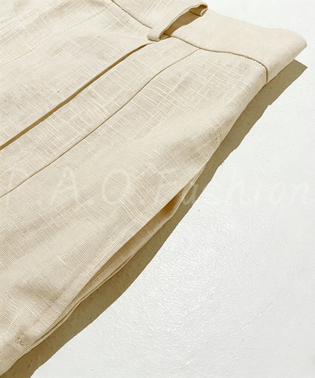 Ramie-Cotton Blend Vest & Wide-Leg Pants Set[Available Now]