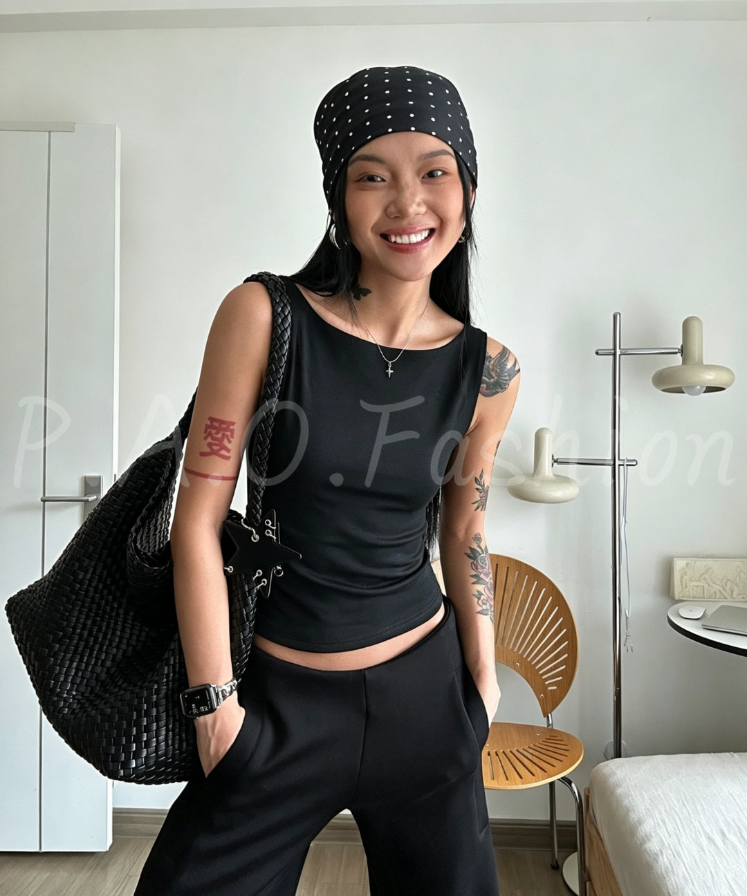 Essential Square-Neck Sleeveless Tank