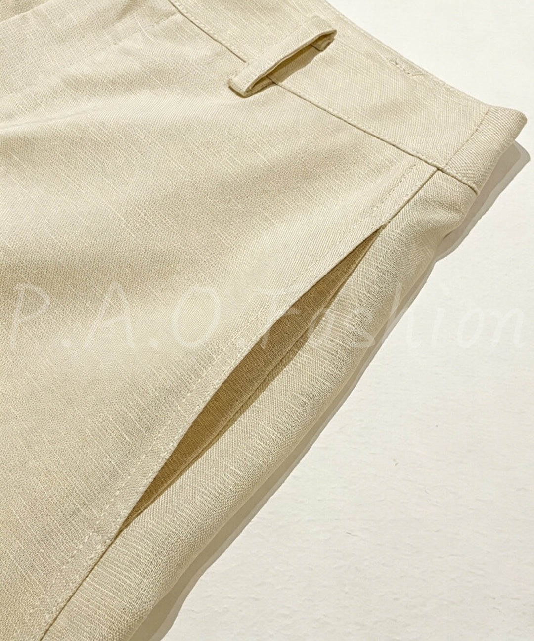 Linen-Blend Relaxed Wide-Leg Pants[Available Now]