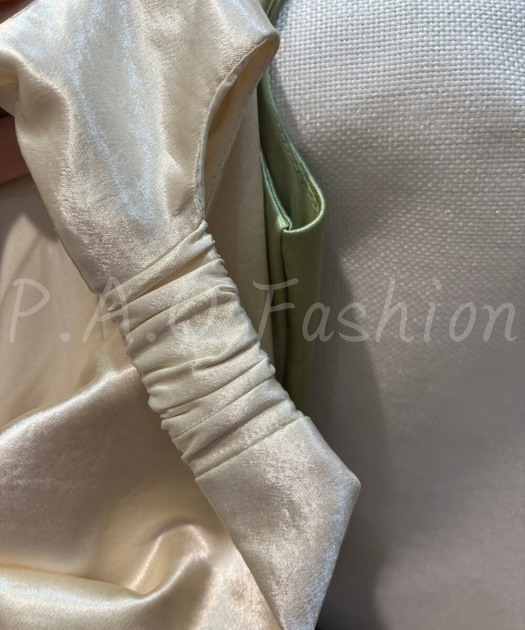Satin One-Shoulder A-Line Dress[Available Now]