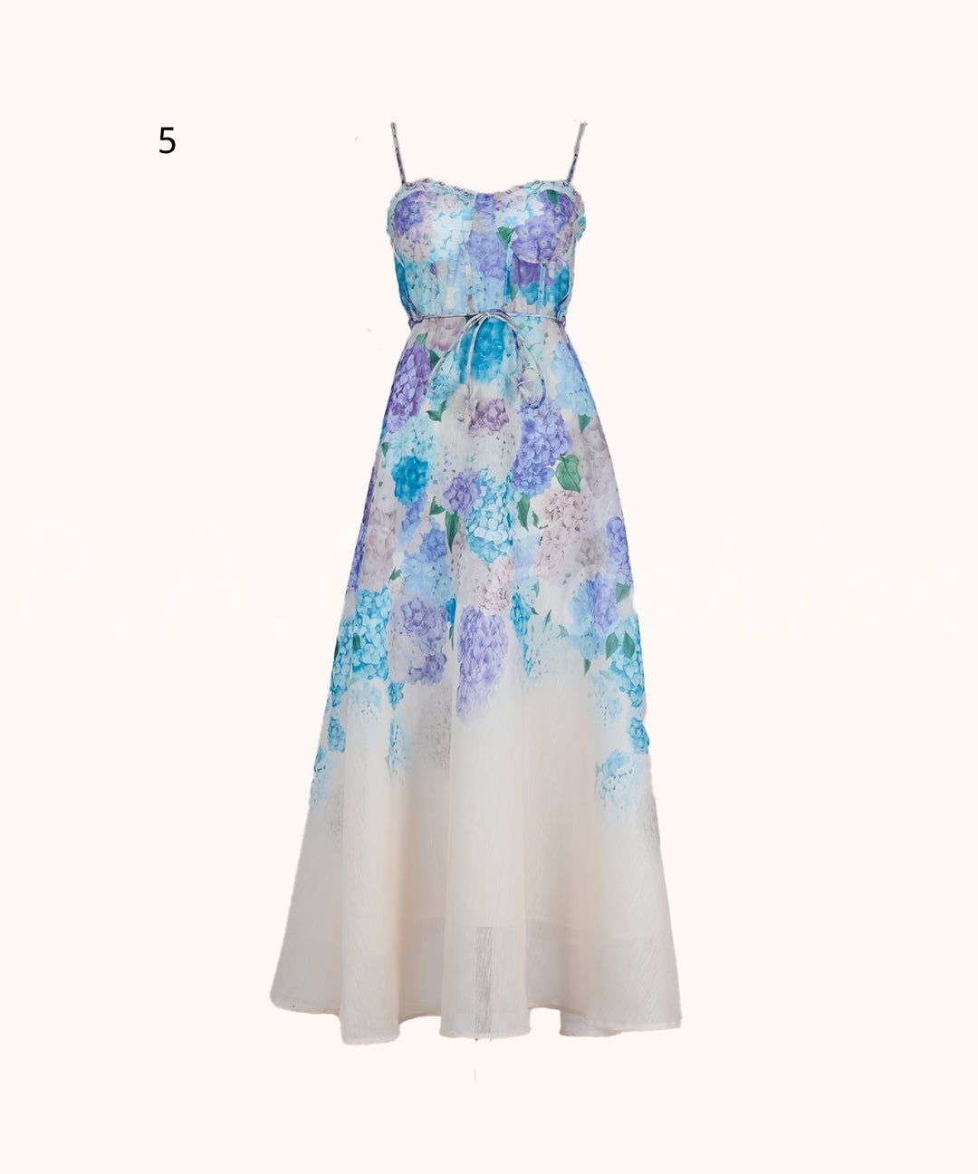 Floral Print Strap Maxi Dress[Available Now]