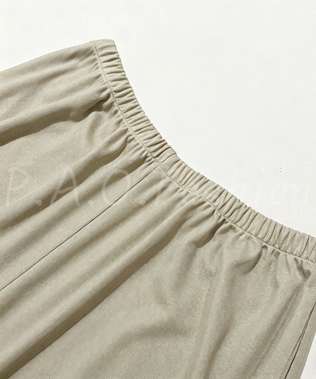 Tencel-Blend Asymmetric Draped Top & Wide-Leg Pants Set[Available Now]