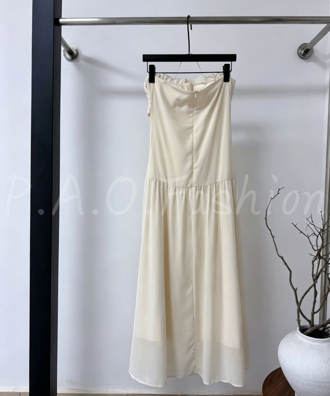 Lace Trim Slip Maxi Dress[Available Now]