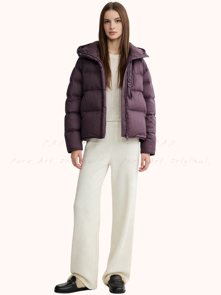 Casual Hooded Down Jacket