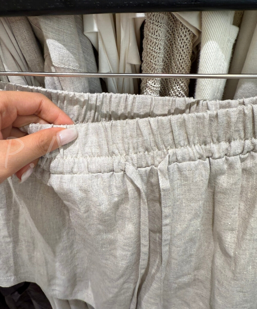 Linen Lyocell Relaxed Shirt Set